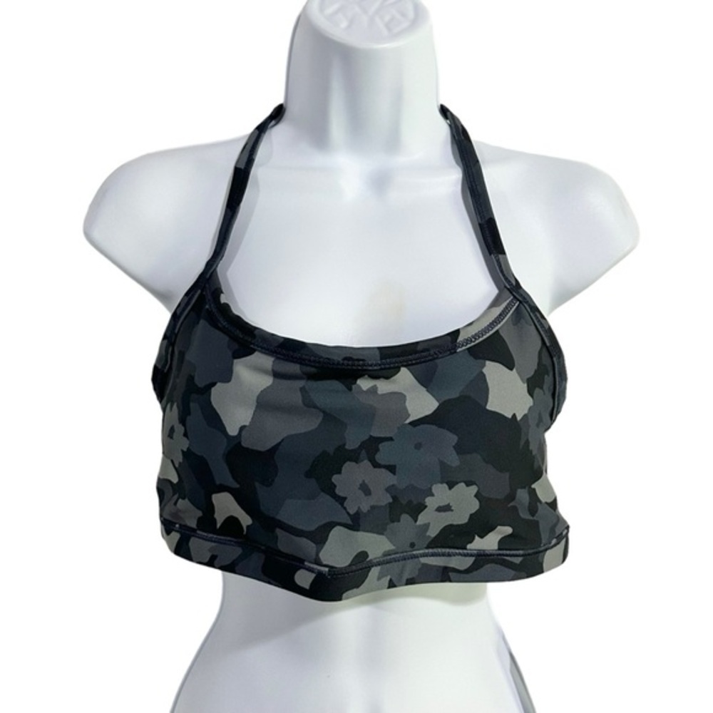 Calme by Johnny Was Camo Print Endurance Sports Bra II Size M New